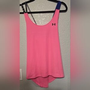 Under Armour Women's Bright Pink Tank Top Size Large